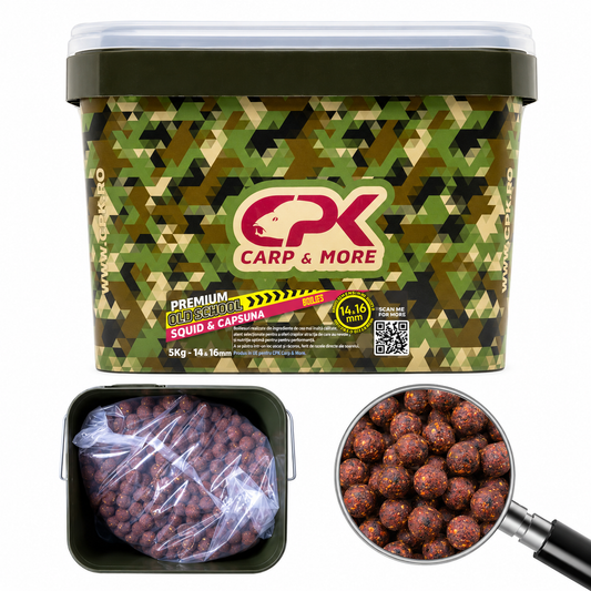BOILIES OLD SCHOOL SQUID & CAPSUNA 14 & 16MM 5KG