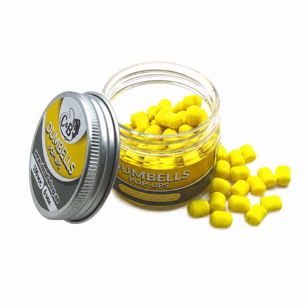 DUMBELLS POP-UPS PEPENE GALBEN 12.8GR/100BUC