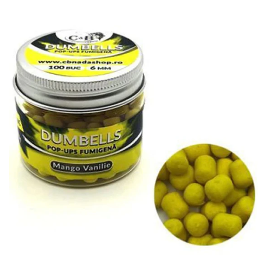 DUMBELLS POP-UPS FUMIGENA MANGO-VANILIE 12.8GR/100BUC