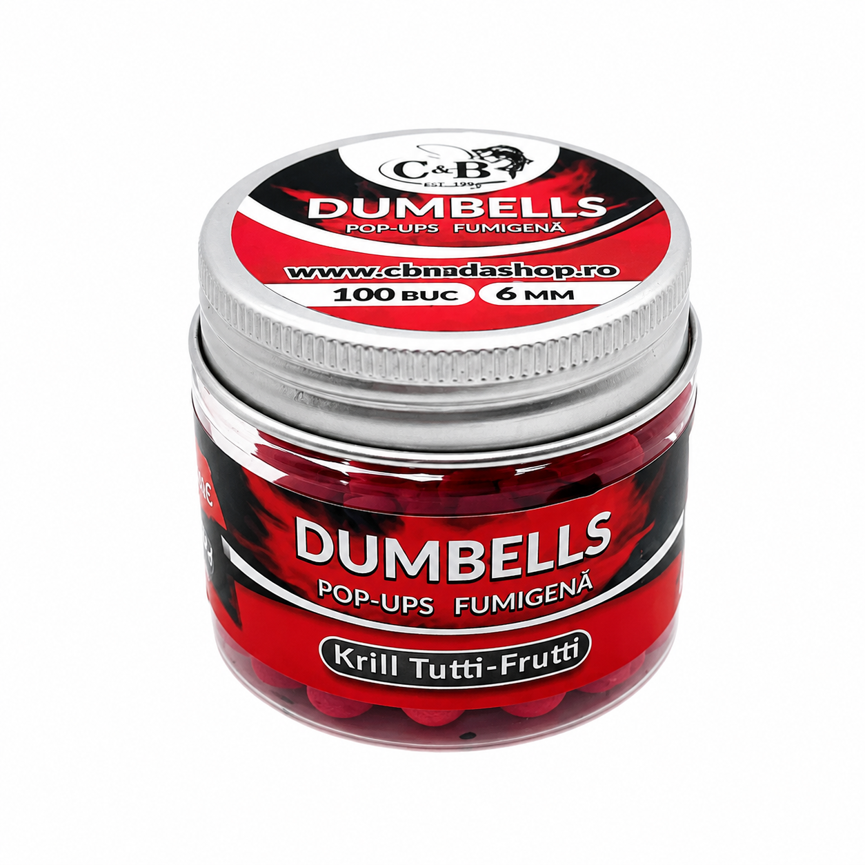 DUMBELLS POP-UPS FUMIGENA KRILL TUTTI-FRUTTI 12.8GR/100BUC