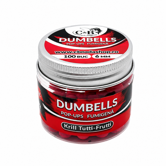 DUMBELLS POP-UPS FUMIGENA KRILL TUTTI-FRUTTI 12.8GR/100BUC