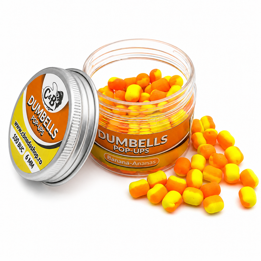 DUMBELLS POP-UPS ANANAS-BANANA 12.8GR/100BUC