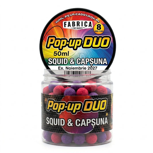 Pop-Up Duo 8mm Squid & Strawberry