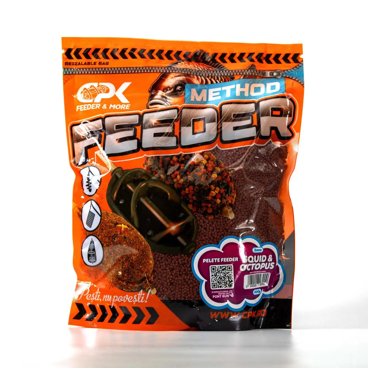 PELETE FEEDER SQUID & OCTOPUS 2MM 800G