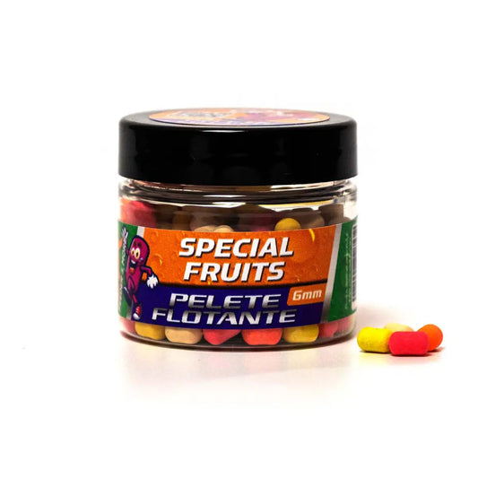 PELETE FLOTANTE FEEDER SPECIAL FRUITS 6MM 20G (MULTICOLOR)