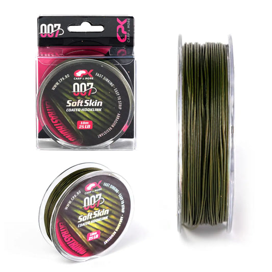 007 CPK SOFT SKIN HOOKLINK 15LB GREEN