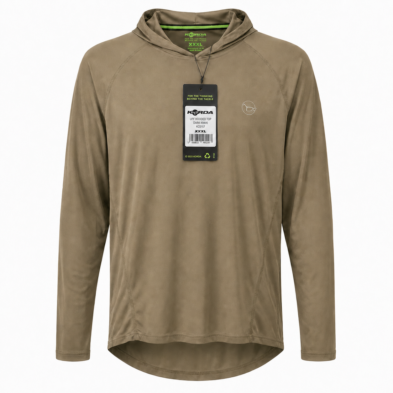 UPF HOODED TOP | DARK KHAKI XXXL