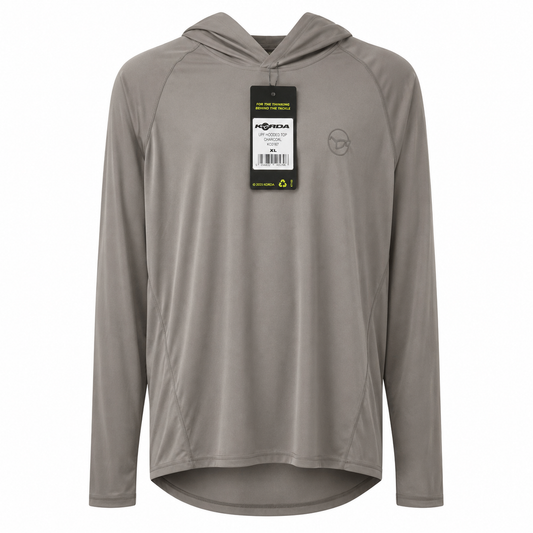 UPF HOODED TOP | CHARCOAL XL